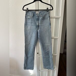 AGOLDE high rise straight leg